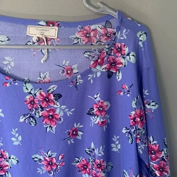 No comment floral blouse women’s Size 3X - Picture 2 of 5